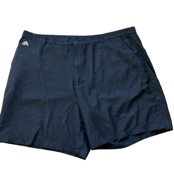 Adidas Climalite men’s shorts sz 50 black Flat front - Picture 1 of 5